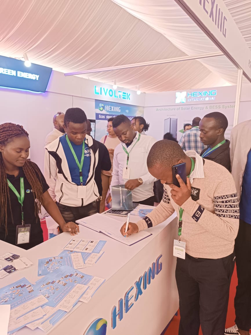 Solar Expo participants at the Hexing Africa booth .jpg